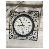 METAL WALL ART CLOCK