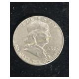 1963 FRANKLIN SILVER HALF DOLLAR