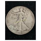 1947 SILVER WALKING LIBERTY HALF DOLLAR