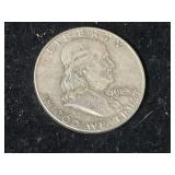 1963 FRANKLIN SILVER HALF DOLLAR