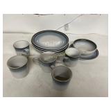 12 PIECES NORITAKE STONEWARE
