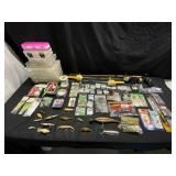 FISHING RODS AND REELS AND TACKLE