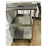 3 TIER METAL CART WITH WHEELS