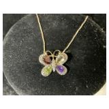 STERLING BUTTERFLY NECKLACE
