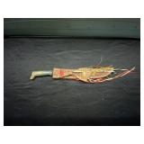 LIBERTADER  NATIVE AMERCIAN THEMED KNIFE IN SHEATH