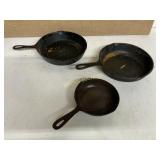3CAST IRON PANS