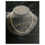 14 KT YG ROPE CHAIN 18 IN. 4.7 GR.