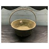 BRASS  APPLE BUTTER  BUCKET
