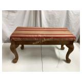 UPHOLSTERED FOOT STOOL