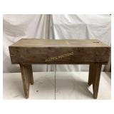 PRIMATIVE WOODEN BENCH
