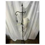 STANDING METAL  LAMP WITH SHADE