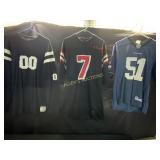 3 FOOTBALL JERSEYS