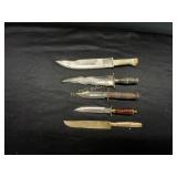 5  STRAIGHT KNIVES
