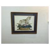 FRAMED HORSE ART WORK