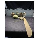 5 MILITï¿½RY CANTEENS POUCH AND SOFT GUN CASE