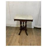 MARBLE TOP ACCENT TABLE