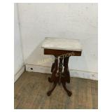 MARBLE TOP ACCENT TABLE