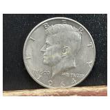 1964 D KENNEDY SILVER HALF DOLLAR