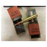 2 BIG SHOT 50 CALIBER BULLET PENS