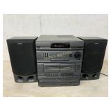 SONY RADIO AND 2 SPEAKERS
