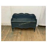 WOODEN BENCH WITH STORAGE