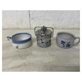 3 SEAGROVE POTTERY PIECES