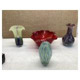 4 PIECES  RHINO GLASS