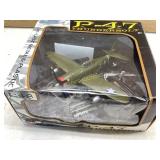 P-47 THUNDERBOLT METAL AND PLASTIC PLANE