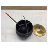 SMUDGE POT WITH LID AND PUMICE STONE