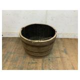 WOODEN BARREL PLANTER