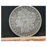 1921 D MORGAN SILVER DOLLAR