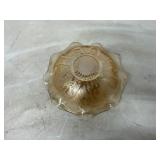 IRIS AND HERRING BONE CARNIVAL GLASS