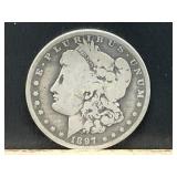 1897 O MORGAN SILVER DOLLAR