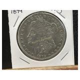 1879 MORGAN SILVER DOLLAR