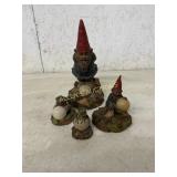 4 TOM CLARK GNOMES