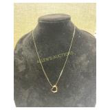 14 KT GOLD CHAIN WITH HEART