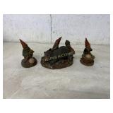 3 TOM CLARK GNOMES