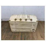 WOODEN DOMED TOP  TRUNK
