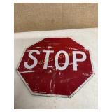 FIBERGLASS STOP/SLOW SIGN