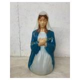 RETRO PLASTIC MOTHER MARY YARD ART