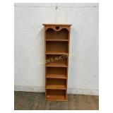 6 SHELF WOODEN BOOK CASE