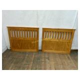 TWIN SIZE HEAD BOARD AND FOOT BOARD