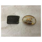 BELT BUCKLES CORVETTE  BRONCO RIDER