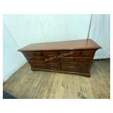 WOODEN 8 DRAWER 1 DOOR THOMASVILLE DRESSER