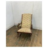 UPHOLSTERED ROCKING CHAIR