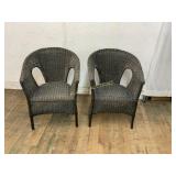 2 WICKER CHAIRS