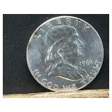 1961 SILVER FRANKLIN HALF DOLLAR