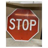 METAL STOP SIGN