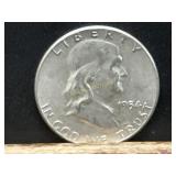 1954 SILVER FRANKLIN HALF DOLLAR