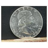 1963 SILVER FRANKLIN HALF DOLLAR